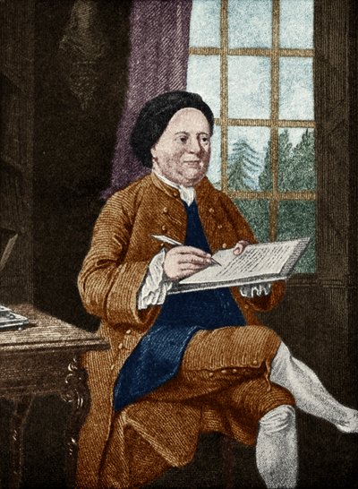 Samuel Richardson, portré. angol szerző 1689. augusztus 19. – 1761. július 4. Mason Chamberlin alkotó: Unbekannt