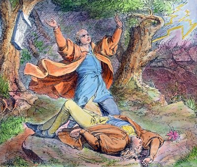 Scene from the life of Protestand reformer Martin Luther alkotó: Unbekannter Künstler