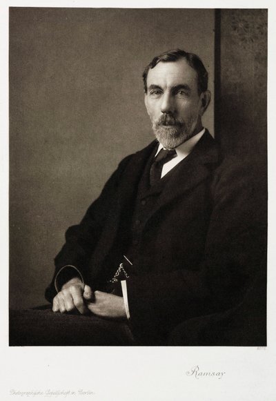 Sir William Ramsay, skót kémikus, 1910 alkotó: Unbekannt