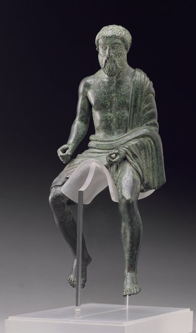 Lovas szobra, etruszk, Kr.e. 5. század vége (bronz) alkotó: Unbekannt