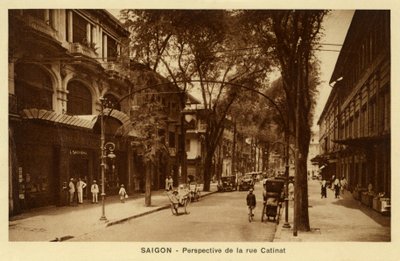 Saigon utcai nézete alkotó: Unbekannter Künstler