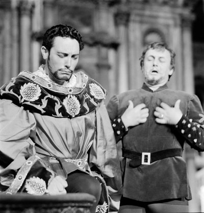 LA FENICE SZÍNHÁZ: OTELLO (Othello) – MARIO DEL MONACO OPERAÉNEKESEK – PALAZZO DUCAL – VELENCE – 1960 alkotó: Unbekannt