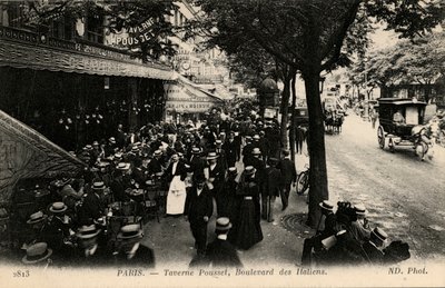 Taverne Pousset, Boulevard des Italiens, Párizs alkotó: Unbekannter Künstler