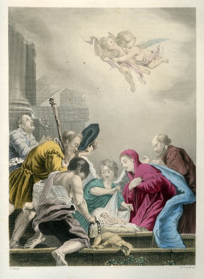 Krisztus imádása - Biblia, Újszövetség alkotó: Unbekannter Künstler