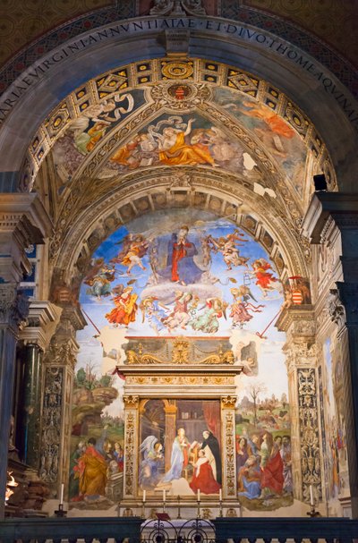 A Carafa-kápolna, Santa Maria sopra Minerva, Róma, Olaszország (fotó) alkotó: Unbekannter Künstler