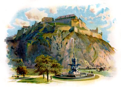 A Castle Rock, Edinburgh alkotó: Unbekannter Künstler