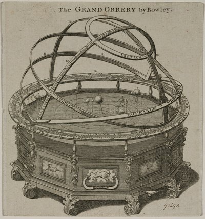 "The Grand Orrery, Rowley", London alkotó: Unbekannt