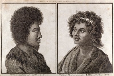 Tahiti királya és főhölgye, 1773 alkotó: Unbekannt