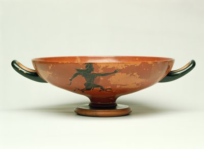 A Perseus üldözése, a padlási fekete kylix figura, amelyet Pepaks mester készítette, ie 525-520 (kerámia) alkotó: Unbekannt