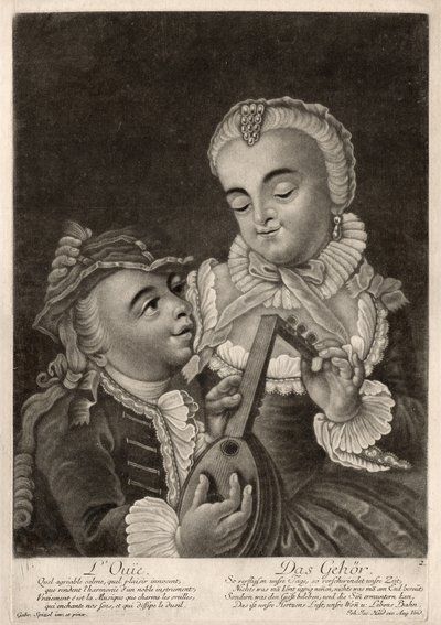 A meghallgatás, Augsburg, 1760 körül (metszet) alkotó: Unbekannter Künstler