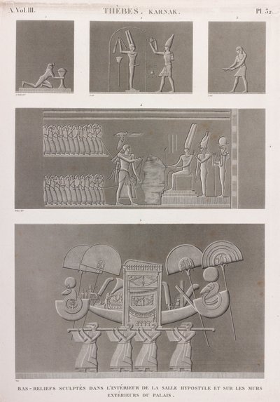 Thebes: Karnak alkotó: Unbekannt