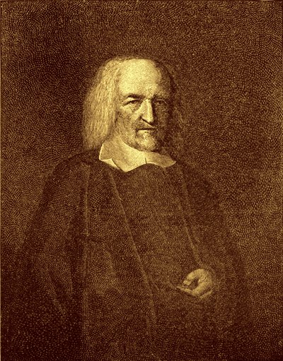 Thomas Hobbes (metszet) alkotó: Unbekannter Künstler