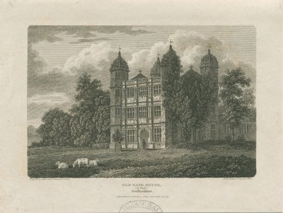 Tixall Hall – Gatehouse: metszet, 1775. november 25 alkotó: Unbekannt