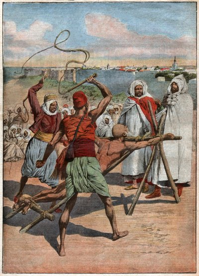 Tortures au Maroc. Kínzások Marokkóban. alkotó: Nicolas Liez