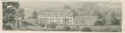 Trentham Hall: fametszet, és [?19. század közepe] alkotó: Unbekannt
