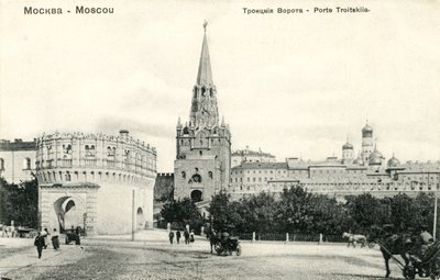Troitskaia Bashnia (Szentháromság kapu), Moszkva alkotó: Unbekannter Künstler