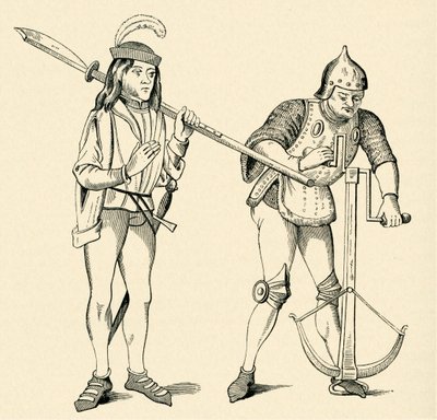 Varlet/Squire és Archer alkotó: Unbekannter Künstler