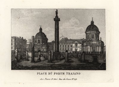 Kilátás a Piazza of Traian