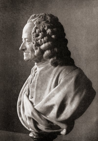 Voltaire, A filozófia történetéből, 1926-ban (litho) alkotó: Unbekannt