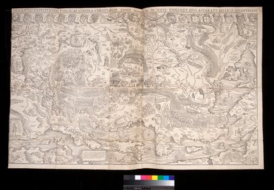 Faltérkép az 1529-es török hadjáratról, Johann Haselberg (fl. 1514–37) és Christoph Zell (megh. 1590), Nürnberg alkotó: Unbekannt