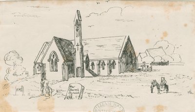 Walton-on-the-Hill templom [Új]: litográfia, nd [c 1840] alkotó: Unbekannt