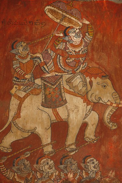 Wat Bo, Siem Reap A Ramayana falfestménye, Siem Reap, Kambodzsa alkotó: Unbekannt