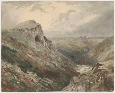 Wetton Dale: akvarell festmény, nd [?XIX. század] alkotó: Unbekannt
