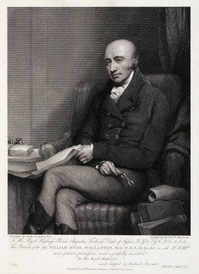 William Hyde Wollaston angol vegyész és kohász, 1810 körül alkotó: Unbekannt