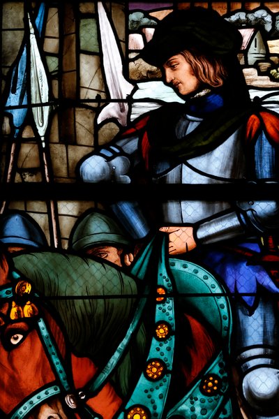 Ablak, Bourges-i katedrális, Franciaország (ólomüveg) alkotó: Unbekannter Künstler