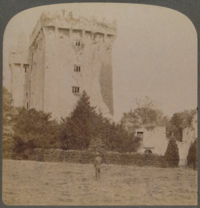 Blarney kastély, az ír szellemiség szentélye - Cork közelében, Írország, 1901. alkotó: Underwood and Underwood