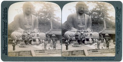 Nagy bronz Buddha, Kamakura, Japán, 1904 alkotó: Underwood and Underwood