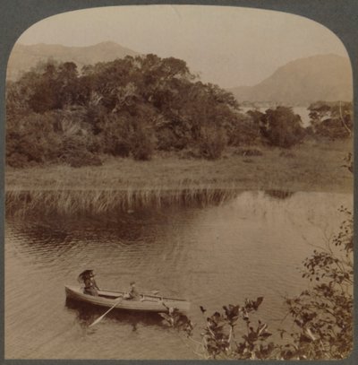 Az írországi Killarney felső tavon, 1901. alkotó: Underwood and Underwood