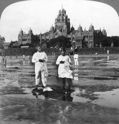 Parszis az újholdat imádja, Bombay, India, 1903. alkotó: Underwood and Underwood