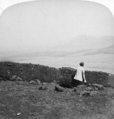 Spion Kop, a dél-afrikai Krantz Kloot búr árkából, 1901 alkotó: Underwood and Underwood