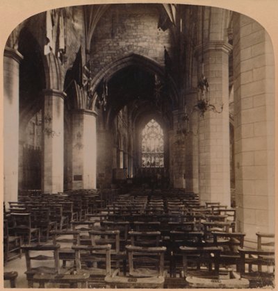 St. Giles katedrális, Edinburgh, Skócia, 1896. alkotó: Underwood and Underwood