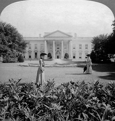 A Fehér Ház, Washington DC, USA, 19. század vége. alkotó: Underwood and Underwood