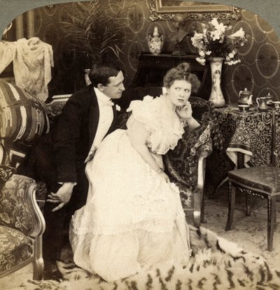 Ha egy férfi túl közel jön, túl messzire megy. alkotó: Underwood and Underwood