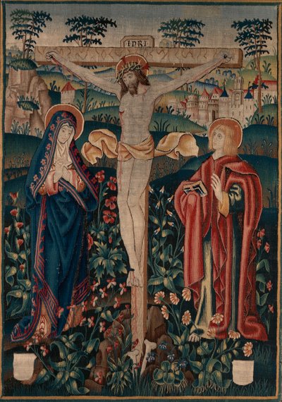 Keresztrefeszítés a Szűzanyával és Szent Jánossal alkotó: Unidentified
