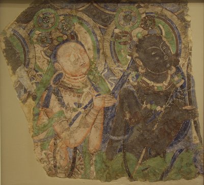 Két imádó bódhiszattva alkotó: Unidentified
