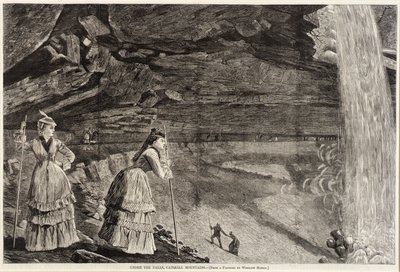 A vízesés alatt, Catskill-hegység alkotó: Unidentified