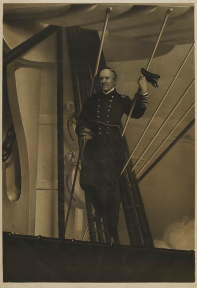 Cím nélkül (Hajókapitány a kötélzetben) alkotó: Unidentified