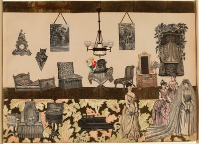 Cím nélkül (viktoriánus kollázs) alkotó: Unidentified