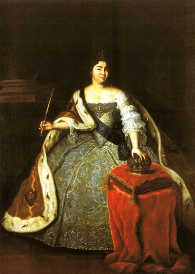 I. Katalin orosz portréja alkotó: Unidentified painter label QS