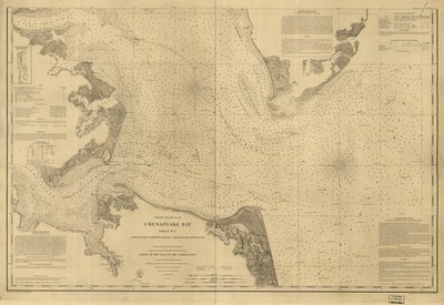 Chesapeake Bay, Sheet no. 1, York River, Hampton Roads, Chesapeake entrance... LOC 99447134 alkotó: United States Coast Survey