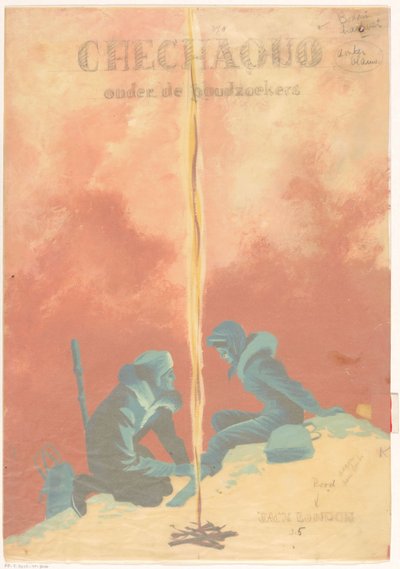 Zenekar tervezése: Jack London, Chechaquo a kutatók között (Chechaquo és old timers), 1958 alkotó: Unknown