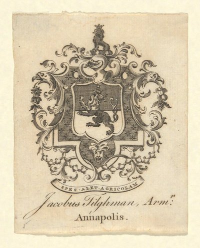 Jacob Tilgham könyvtáblája alkotó: Unknown