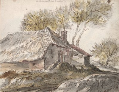 Víkendház (recto); fészer (fordítva) alkotó: Unknown
