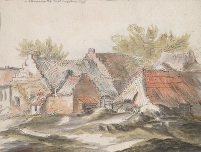 Víkendházak (recto); Fonott munkaeszközök (fordítva) alkotó: Unknown