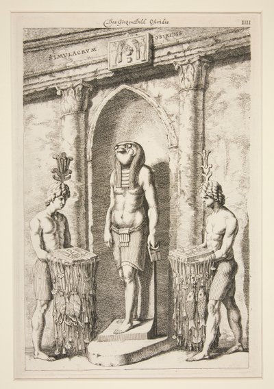 Das Gotzenbild Osiridis [Ozirisz temploma] alkotó: Unknown