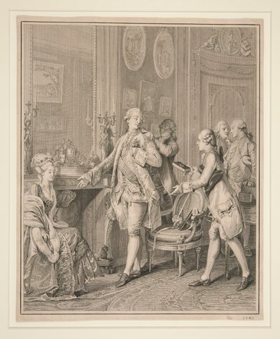 Szaloni jelenet (előkészítés a szertartásra) alkotó: Unknown